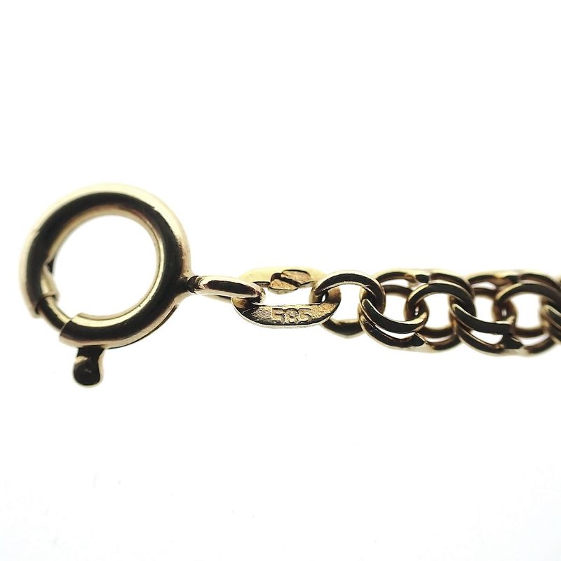 Image 3 of Gold Prince of Wales necklace; 45.5 cm