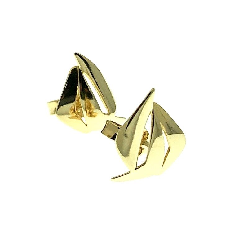 Image 3 of Gold fantasy stud earrings | 14 carats