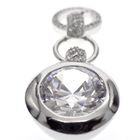 Image 6 of Zinzi silver pendant with zirconia