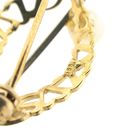 Image 6 of Vintage two-tone gold brooch with pearl