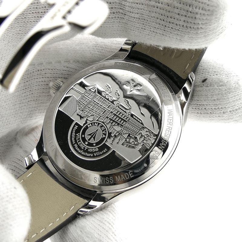 Image 7 of Montblanc Heritage Monopusher Chronograph 119952; Automatic men's watch with chronograph