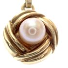Image 4 of Gold pendant with pearl