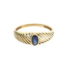 Image 7 of Gold ring with sapphire