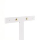 Image 3 of Gold square stud earrings