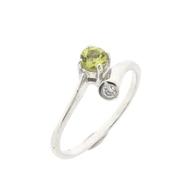 White gold ring with zirconia Image 1 of White gold ring with zirconia