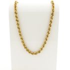 Image 1 of Gold twisted link chain