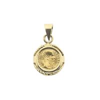 Gold pendant with Mexican coin | Emperor Maximilian 1865