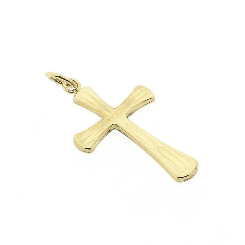 Image 3 of Gold pendant of a cross