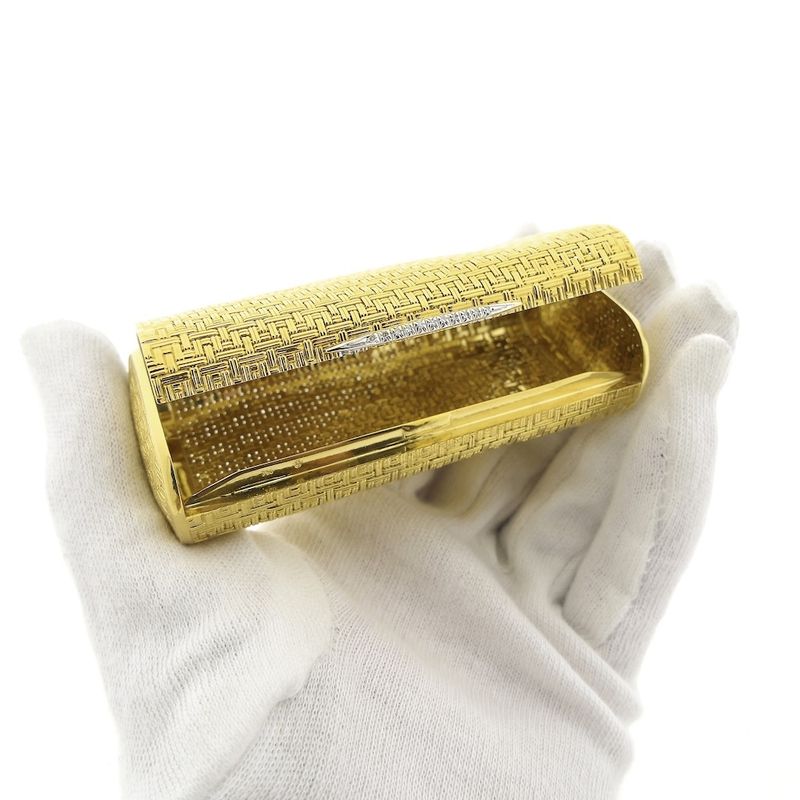 Image 1 of 18K Exclusive Gold Makeup Case | Antique