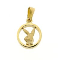 9 carat Playboy bunny pendant.
