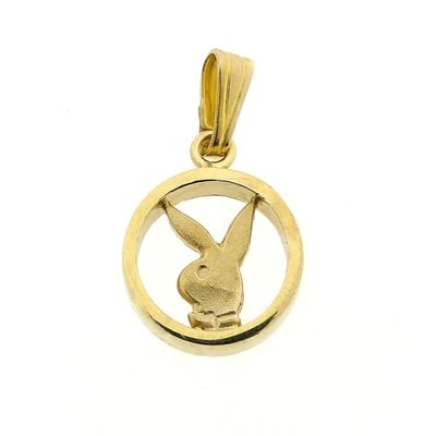 9 carat Playboy bunny pendant. Image 1 of 9 carat Playboy bunny pendant.
