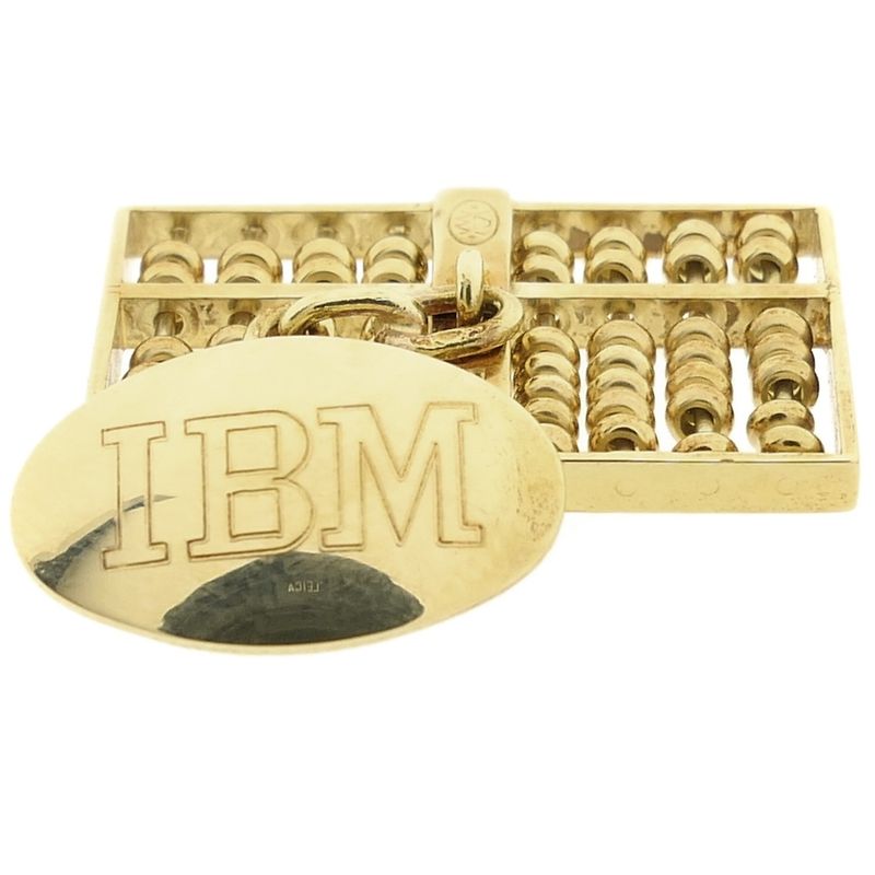 Image 11 of Gold cufflinks as an abacus.