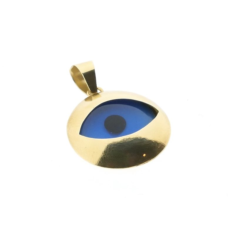 Image 3 of Gold pendant with Nazar (Lucky Eye)