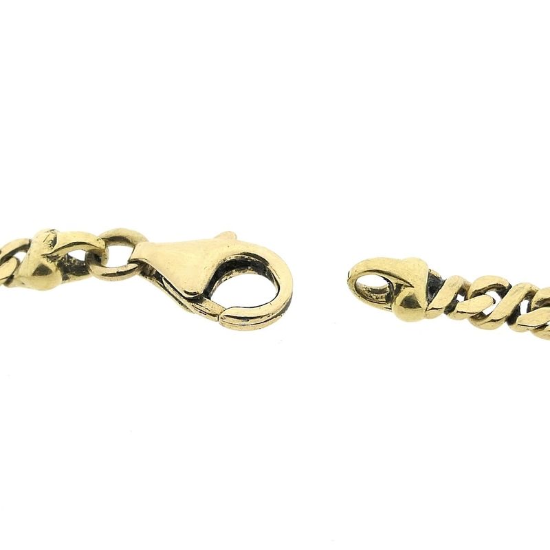 Image 4 of Two-tone gold link bracelet