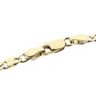 Afbeelding 4 van Bicolor gouden valkenoog schakelketting