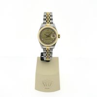 Rolex Lady-Datejust 26mm 69173; 18k. Vintage 18k. gold/steel women's watch with diamonds