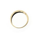 Image 7 of Gold subtle ring with diamond | 0.01 ct.