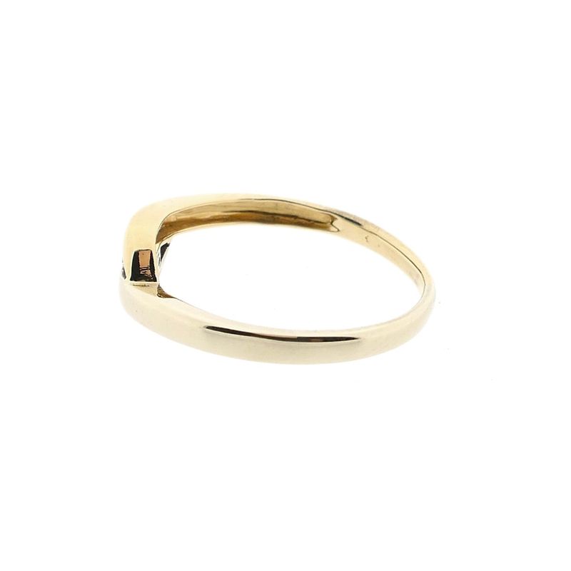 Image 6 of Jeunesse bicolor gold ring with diamond; 0.02 ct