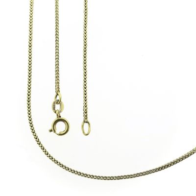 Image 1 of Gold foxtail link chain | 65 cm