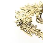 Image 5 of Vintage gold abstract brooch
