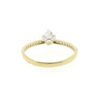Image 4 of Gold engagement ring with zirconia