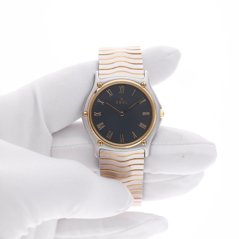 Image 12 of Ebel Classic Wave 181903; 18k Gold/Stainless Steel Men's Watch