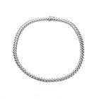 Image 1 of Silver robust gourmet link chain | 38 cm