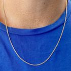 Image 8 of Gold gourmet link chain | 51 cm