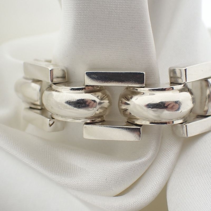 Image 5 of Silver robust bracelet; FREE SPIRIT | 18.5 cm