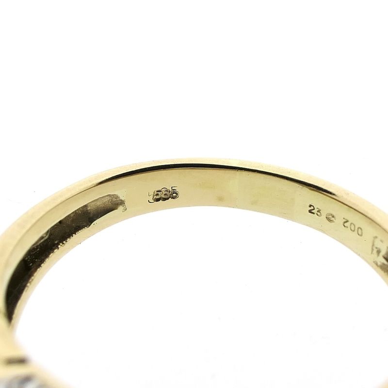Image 6 of Gold ring with diamond | 0.01 ct.
