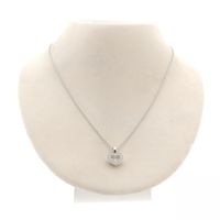 18K white gold necklace with 0.19 ct. diamond | Chopard