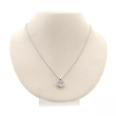 Image 1 of 18K white gold necklace with 0.19 ct. diamond | Chopard