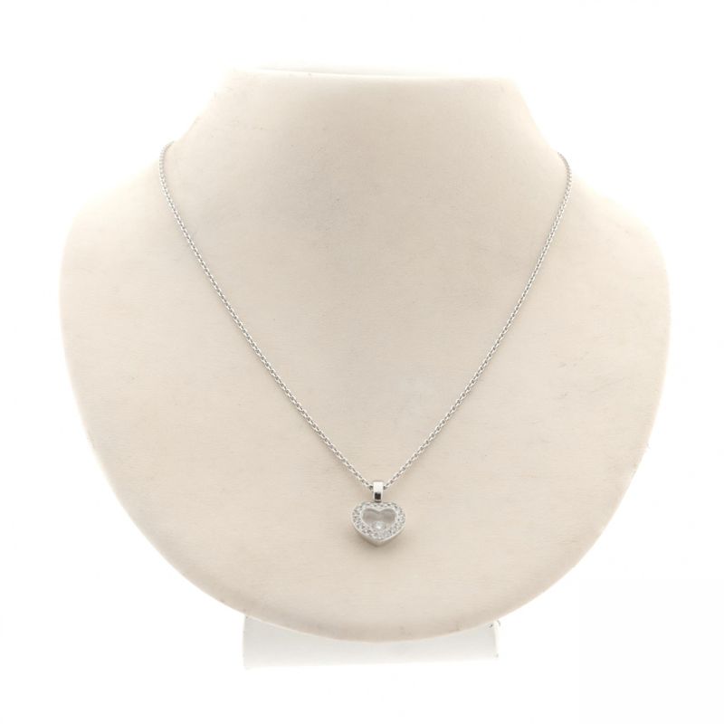 Image 1 of 18K white gold necklace with 0.19 ct. diamond | Chopard