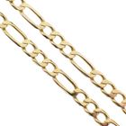 Image 3 of Gold Figaro link chain | 59.5 cm