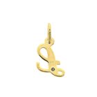 Image 6 of Gold pendant of the letter L with diamond | 0.015 ct.
