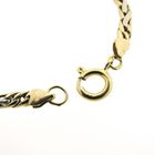 Image 4 of Two-tone gold gourmet link bracelet | 21 cm