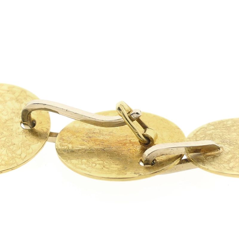 Image 4 of Two-tone gold fantasy link necklace