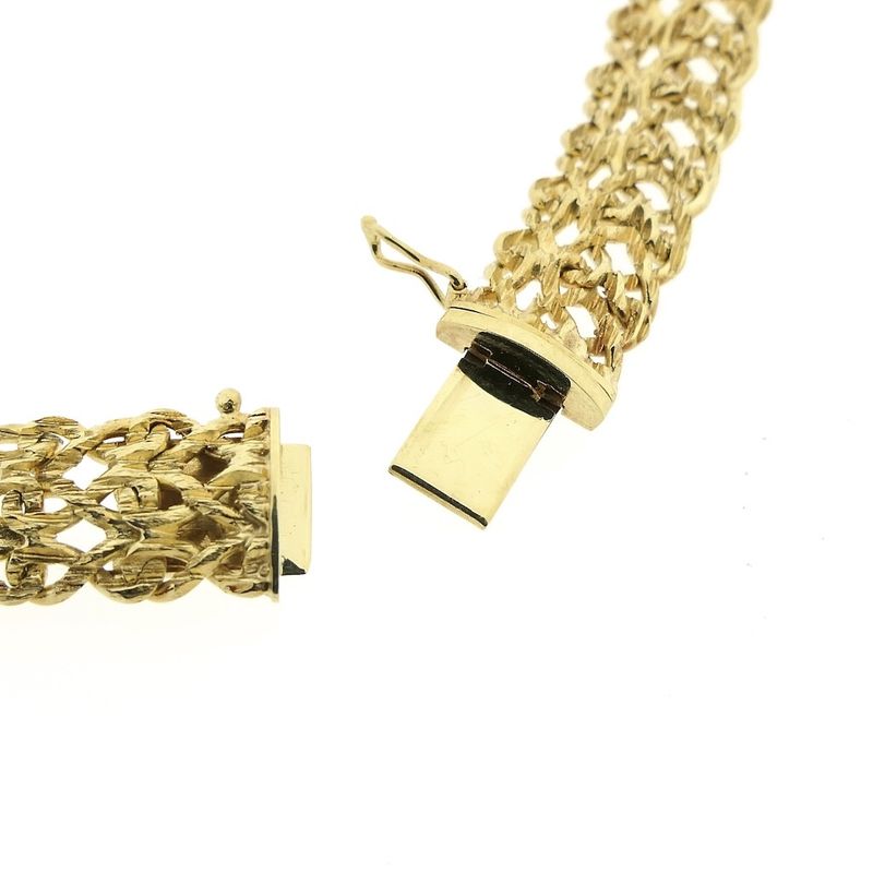 Image 6 of Golden fantasy link necklace