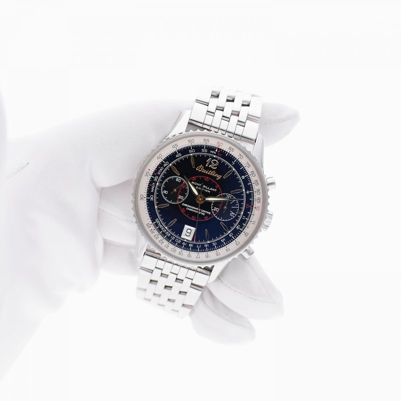 Image 13 of Breitling Navitimer Montbrillant Edition A48330; Automatic Men's Watch