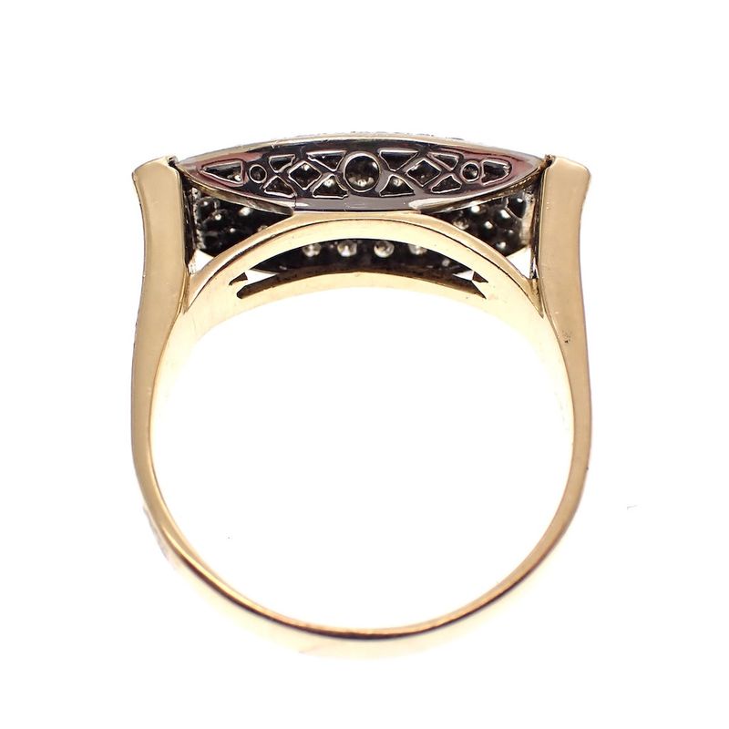 Image 5 of Exclusive 18K gold ring pavé set with diamonds | 0.73 ct.