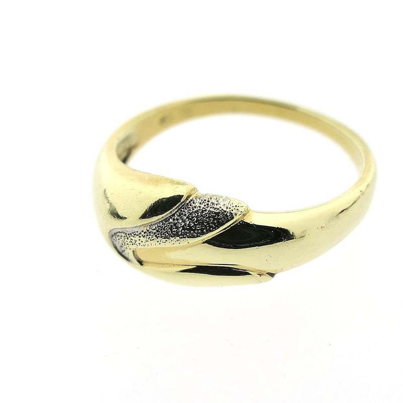 Image 3 of Bicolor gold fantasy ring.