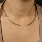 Image 10 of Zinzi Silver Snake Chain Necklace