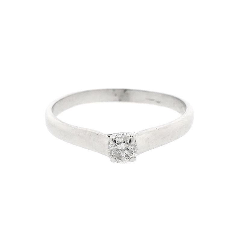 Image 7 of 9 carat solitaire ring with diamond | 0.14 ct.