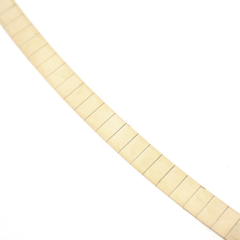 Image 6 of Gold Omega link necklace | 41 cm