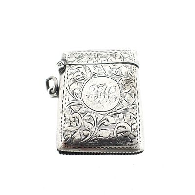 Image 1 of Silver matchbox/tinderbox | Antique