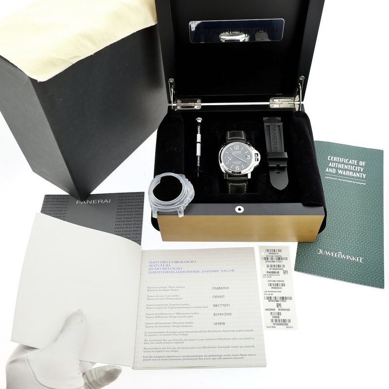 Image 20 of Panerai Luminor '8 Days' PAM00510; Men's watch with 8 days power reserve