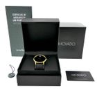 Image 16 of Movado Museum Classic; Gold-plated men's watch with black dial; 0607195