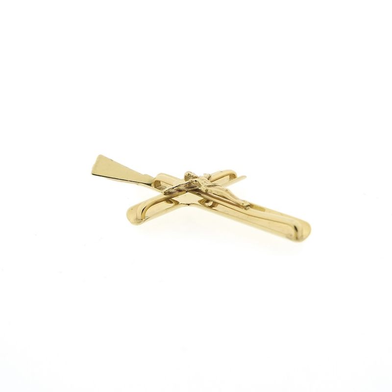 Image 3 of Gold pendant of a cross with corpus