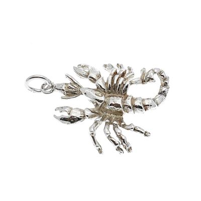 Image 2 of Silver pendant of a scorpion