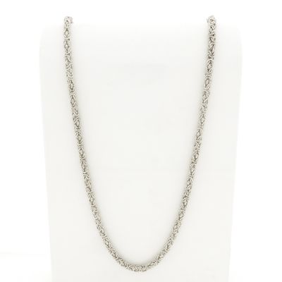 Image 1 of Silver long king chain | 80 cm